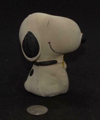 Rare Vintage Snoopy & Woodstock Peanuts Rubber Squeaky Toy 1972 2
