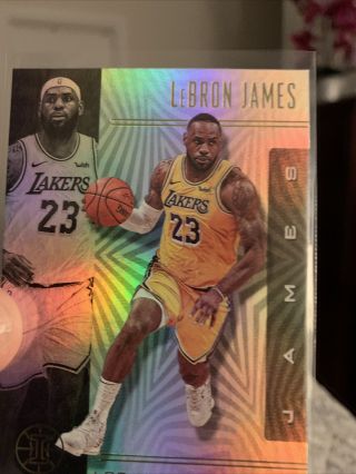 2019 Lebron James Panini Illusions 20 Lakers Rare Foil
