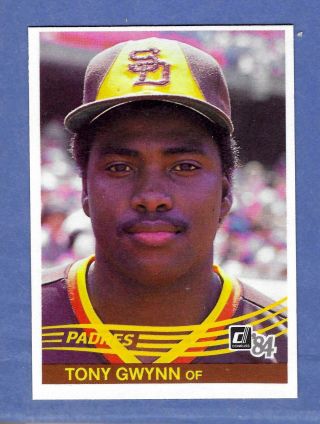 1984 Donruss Tony Gwynn San Diego Padres 324 Year 2 Gem Quality Rare