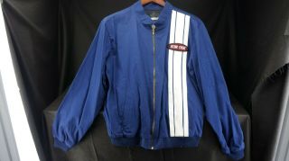 Rare 1996 Paramount Pictures Licensed Star Trek Navy Blue Cotton Jacket Large