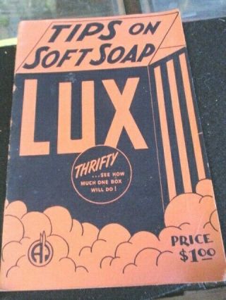 Vintage & Rare Abbott Magic Tips On Soft Soap