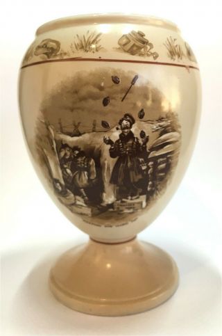 Grimwades Ww1 Bruce Bairnsfather Ware Vase - Rare To Find In Australia