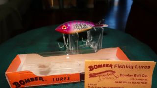 Vintage Bomber Rattles Lure Old Fishing Lures Crankbait Bass Plug Bait Wow