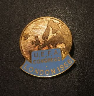 Very Rare U.  E.  F.  A Congress London 1966 Badge
