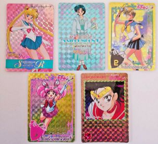 Sailor Moon Sailormoon Carddass Holo Set Very Rare Japanese Anime From Japan F/s