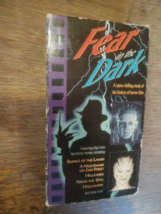 Fear In The Dark (1991) - Vhs Tape - Documentary / Horror - Clive Barker - Rare