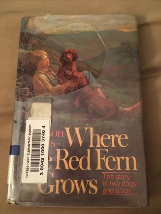 Where The Red Fern Grows Wilson Rawls Rare Hardback 37th Printing