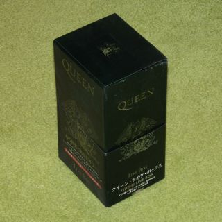 Queen Live Box - Rare 1995 Japan Ntsc Vhs Video Box Set,  Obi (tovw - 3225 7)