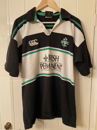 Ireland Vintage Rugby Shirt - Canterbury - Extremely Rare - Xl - 9/10