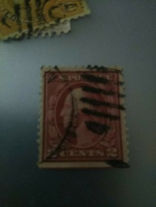 RARE Red George Washington 2 cent stamp 2