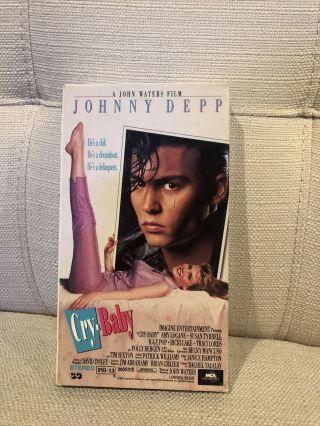 Cry - Baby (vhs,  1990),  Rare / Johnny Depp,  John Waters