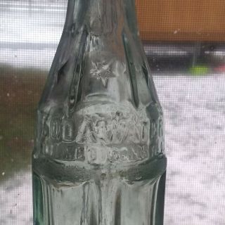 RARE Coca Cola Stars And Panel Soda Water Bottle From Small Town Of Richlands Va 2
