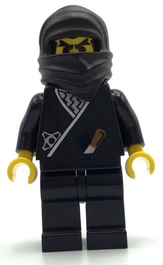 Lego Vintage Black Ninja Minifigures Castle Samurai Fig