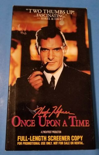 Hugh Hefner Once Upon A Time Documentary - Rare Promotional Screener Vhs