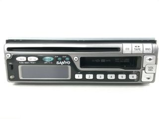 Rare Sanyo Fxcd - 550 Car Stereo Am Fm Radio Cd Cassette Player Receiver
