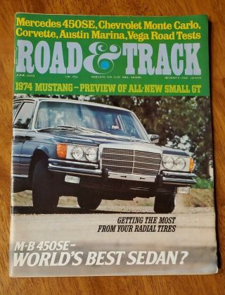 Vintage Road & Track June 1973 Mustang Preview