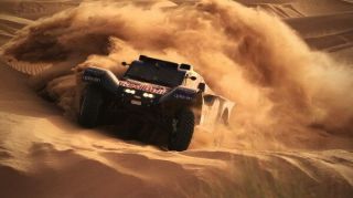 080 Car Race - The Paris Dakar Rally Usa Modified Cars 24 " X14 " Poster