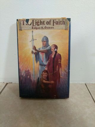 1926 The Light Of Faith By Edgar A Guest Poems Poetry Book Hb