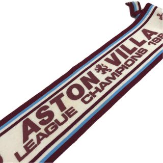 Aston Villa F.  C.  League Champions 1981 Rare Vintage Football Footy Scarf Scarve