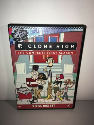 Clone High: Complete 1st Season (dvd,  2007,  2 - Disc Set) Rare Oop Luke Perry