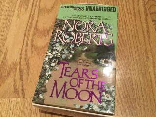 Tears Of The Moon Rare Unabridged Audiobook By Nora Roberts,  7 Audio Cassettes