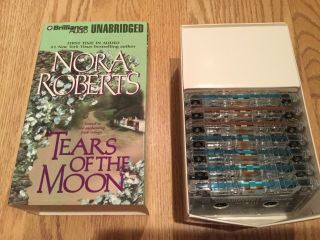 Tears Of The Moon Rare Unabridged Audiobook By Nora Roberts,  7 Audio Cassettes 2
