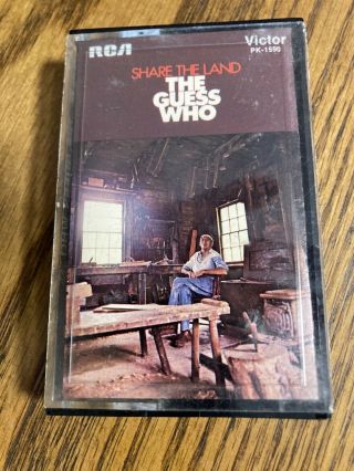 Guess Who Share The Land Cassette 1970 All Rare Sticker Labels Rca