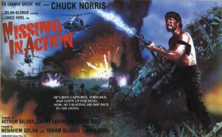Missing In Action Chuck Norris Vintage Movie Poster 3