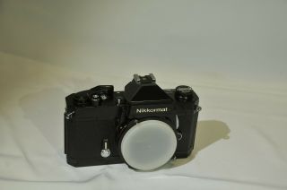 Nikon Nikkormat Ft2 Rare Black Body Exc