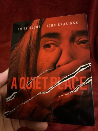 A Quiet Place Blu Ray,  Dvd Steelbook Rare Out Of Print Best Buy Horror