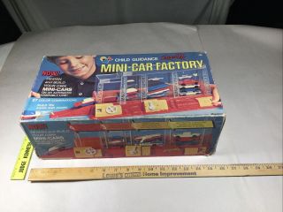 Vintage Rare Child Guidance Mini Car Factory 1960 - 1970s Complete Moderized