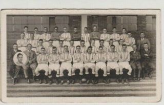 Huddersfield Town 1932 - 33 Official 4 Page Fixture Card With Squad Photo Rare