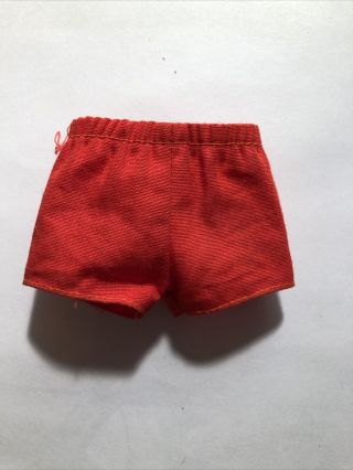 Vintage (1960’s) Ken Doll Red Swim Trunks (for 750 Ken)