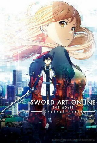 007 Sword Art Online The Movie - Ordinal Scale Japan Anime 14 " X20 " Poster