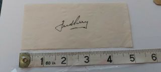 Very Rare Vintage Fred Perry Hand Signed Cutting With