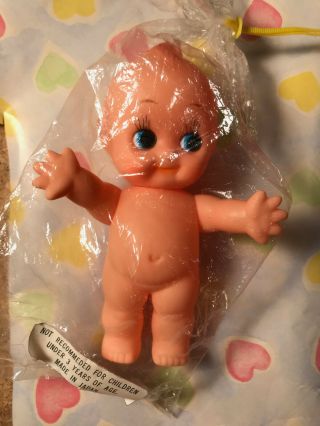 Vintage 5 " Soft Plastic Kewpie Cupid Doll Made In Japan In Package