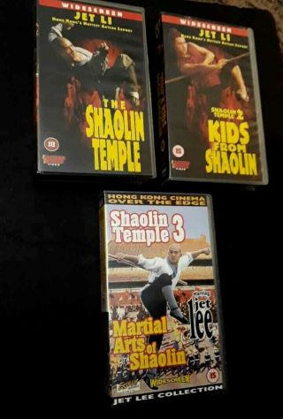 Very Rare Shaolin Temple Trilogy Eastern Heroes Uk Releases Pal