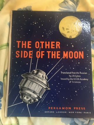 Very Rare 1960 First Edition,  The Other Side Of The Moon,  Pergamon Press