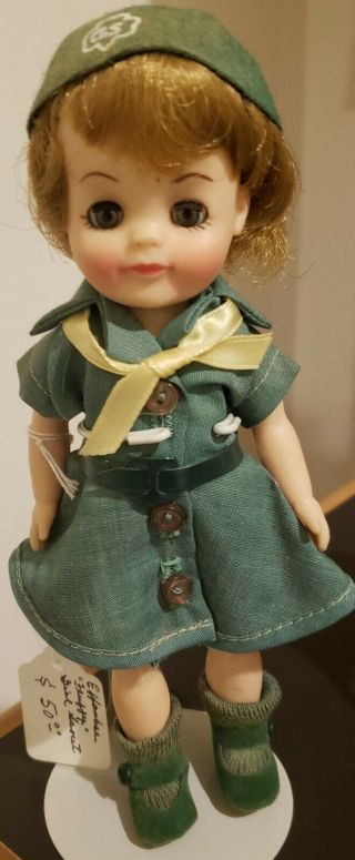 Vintage 1965 8 " Effanbee Junior Girls Scout Doll