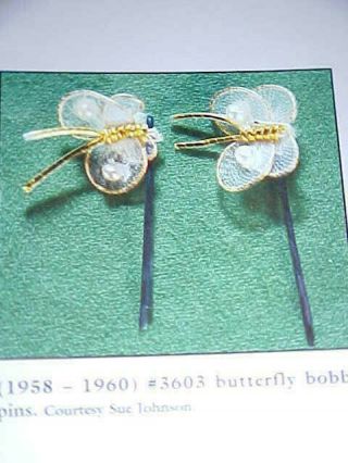 1958 - 60 VOGUE 3603 Butterfly Bobby Pin for Jill & Friends 2