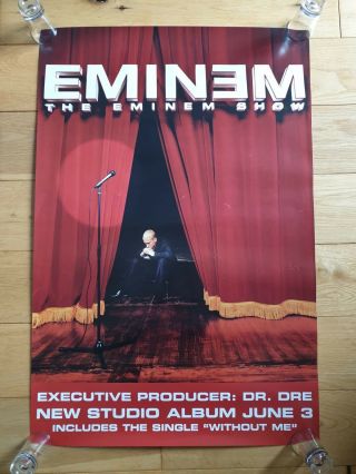 Eminem Record Store Promotional Poster Ultra Rare