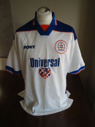 Luton Town 1997 Pony Home Shirt Large Adults Rare Old Vintage Universal
