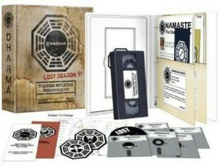 Lost Season 5 Dharma Initiative Orientation Kit Blu - Ray 5 - Disc Set,  Rare Patch