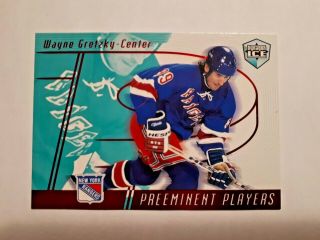 Wayne Gretzky,  1998 - 99 Pacific Dynagon Ice - Preeminent Players 8,  Rare,  Nrmt