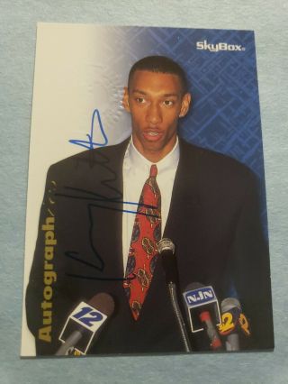 Kerry Kittles 1996 - 97 Skybox Autographics Auto Sp Rare Rookie Rc Nets - Nm