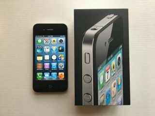 Rare Ios 6 Apple Iphone 4s - 64gb - Black (at&t) A1387 (cdma,  Gsm)