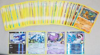 2009 - Pokemon - Platinum Supreme Victors Near Complete Card Set W/rares/holo Foil