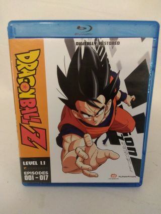 Dragon Ball Z Blu Ray Level 1.  1 And Rare Level Set No Slipcover