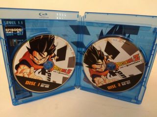 Dragon Ball Z Blu Ray Level 1.  1 and Rare Level Set no slipcover 3
