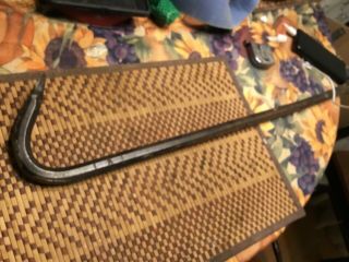Antique 28 " Goose Neck Wrecking Bar (first Tool To Refresh And Make) History